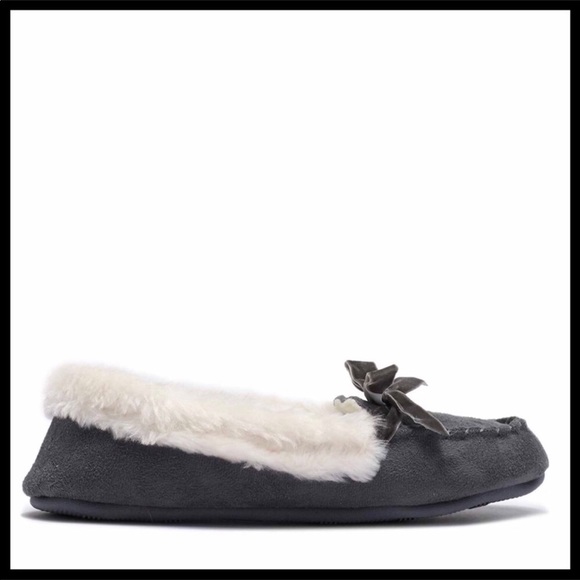 JESSICA SIMPSON FAUX SHEARLING SLIP ON COZY FLATS - Picture 3 of 6